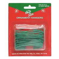 View 2.5" Green Ornament Hook (50 pack)